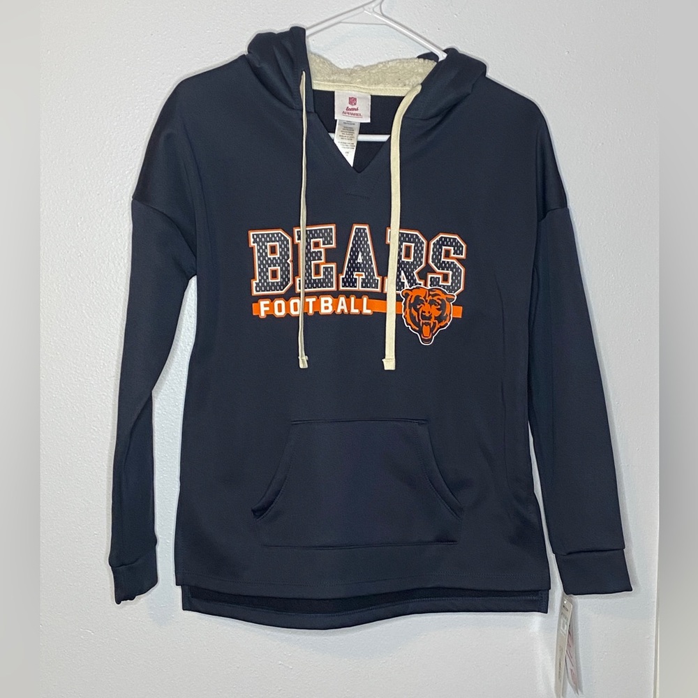 NFL Chicago Bears Teen Girls sweatshirt with fleece hoodie